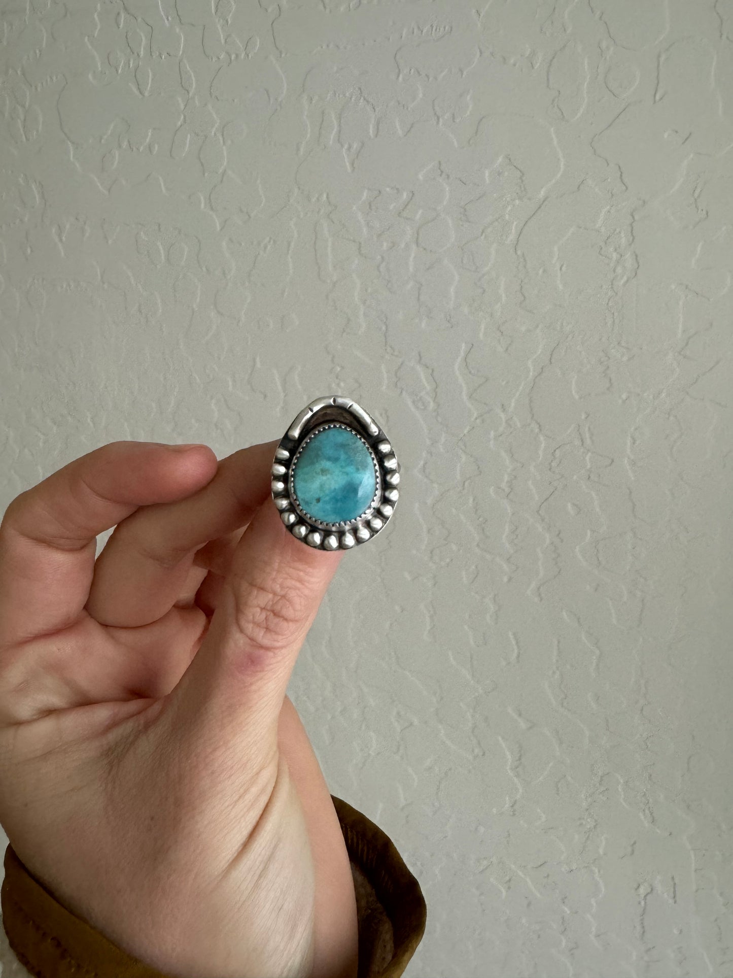 Yungai Turquoise Shield Ring