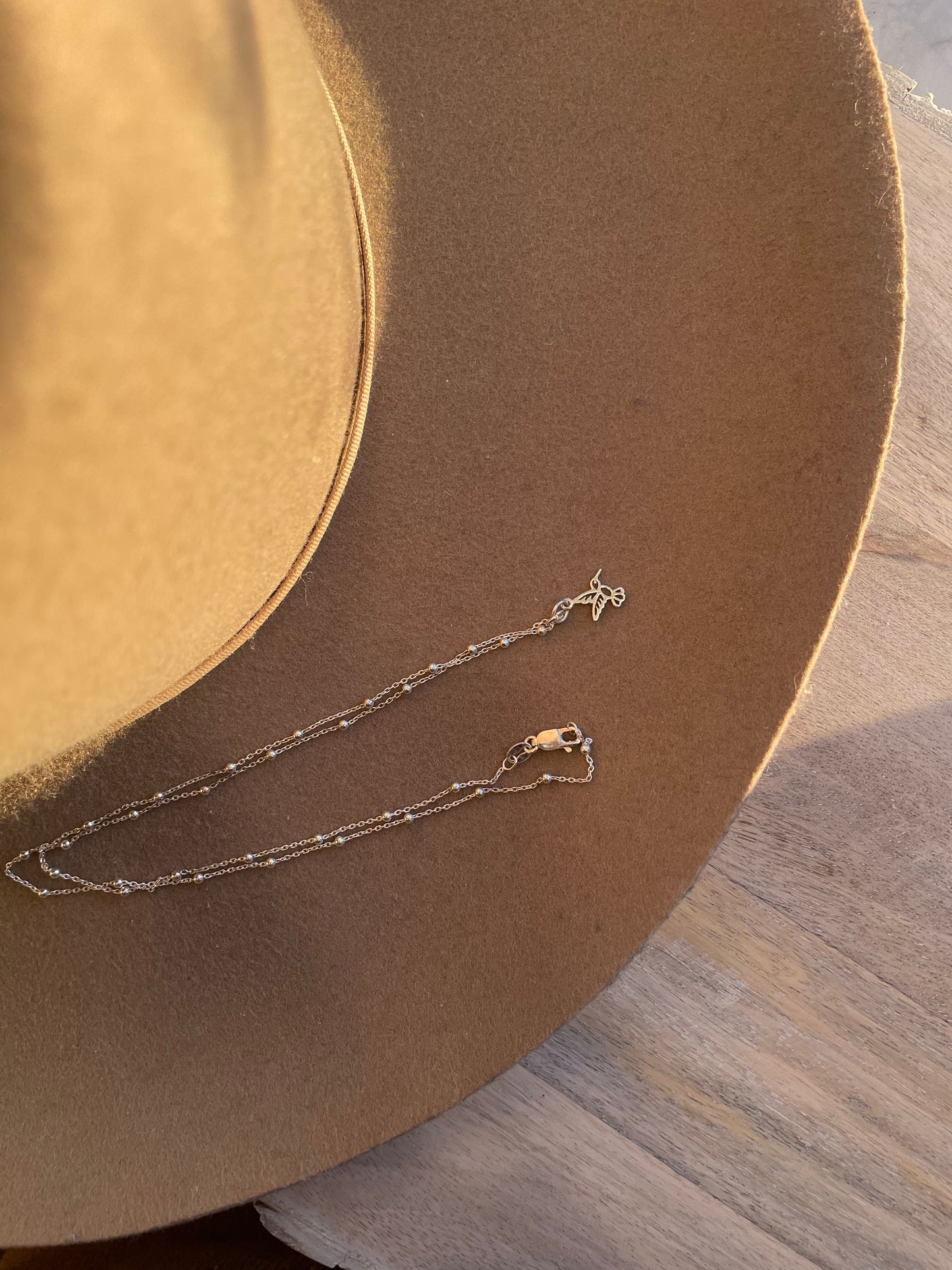 Hummingbird Sterling Silver Necklace