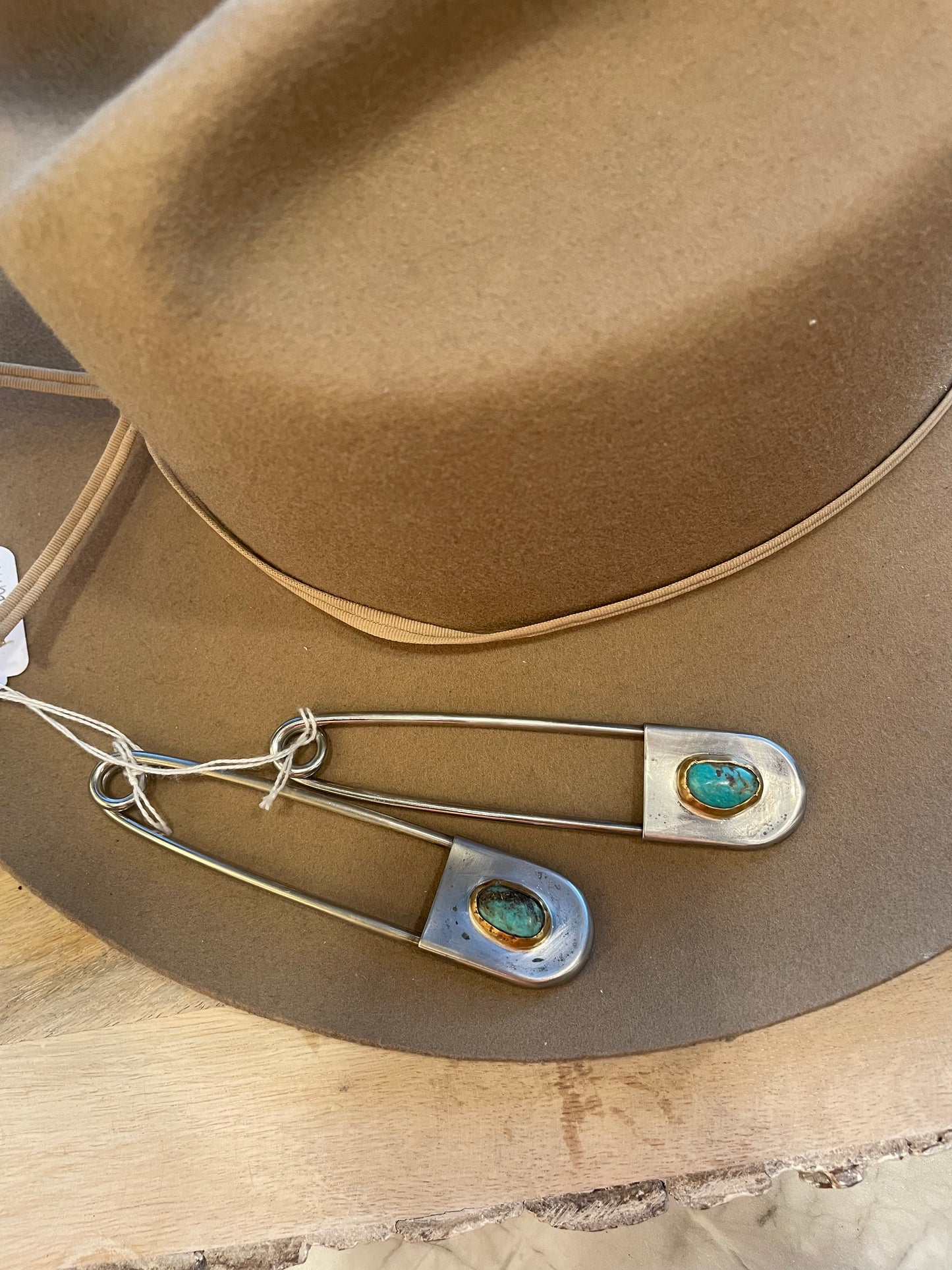 Jumbo Turquoise Safety Pin