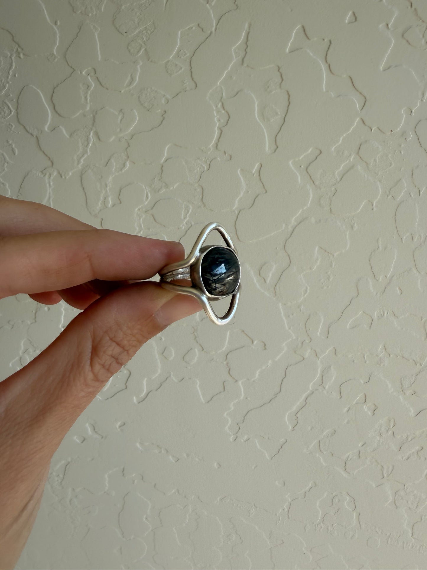 Agate Ring in Sterling Silver