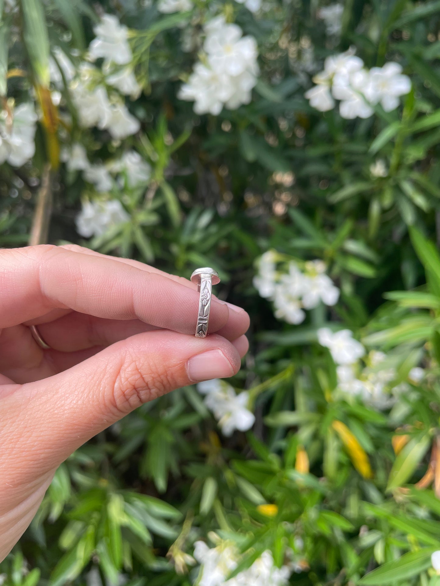 Dainty Opal Ring - Size 4.25