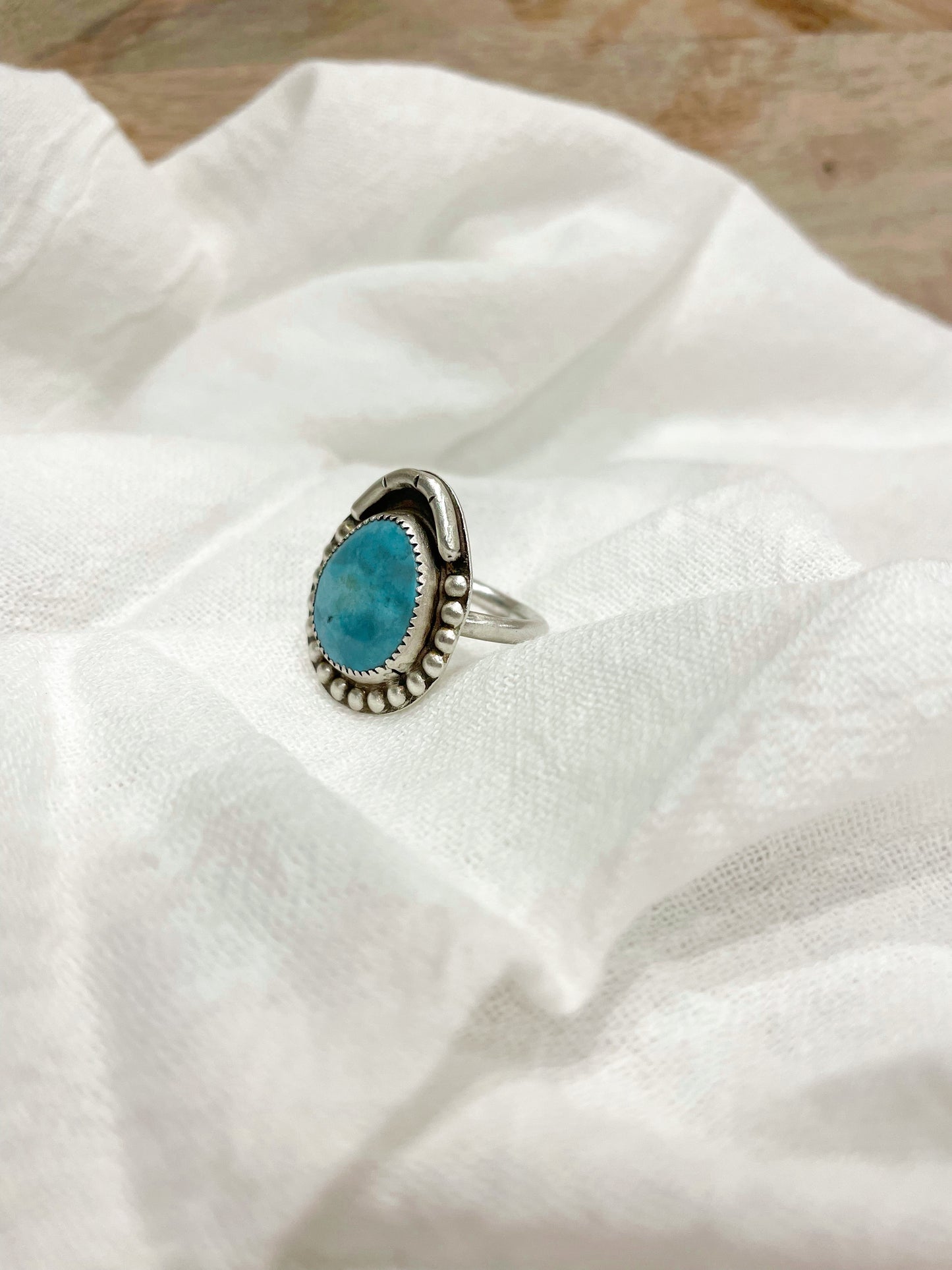 Yungai Turquoise Shield Ring