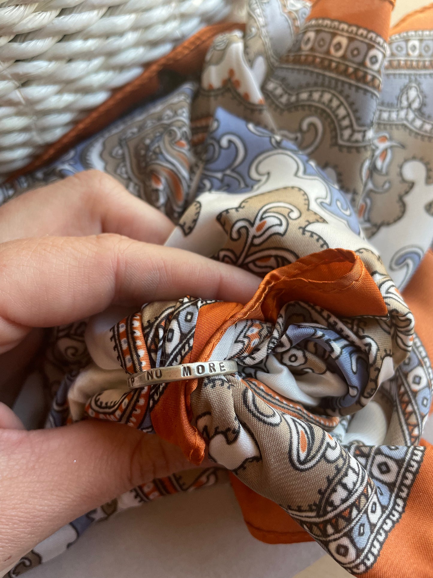 “ weep no more “ ring size 7